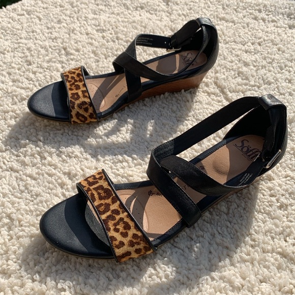Sofft cheetah wedge sandal strappy INNIS - Picture 3 of 17